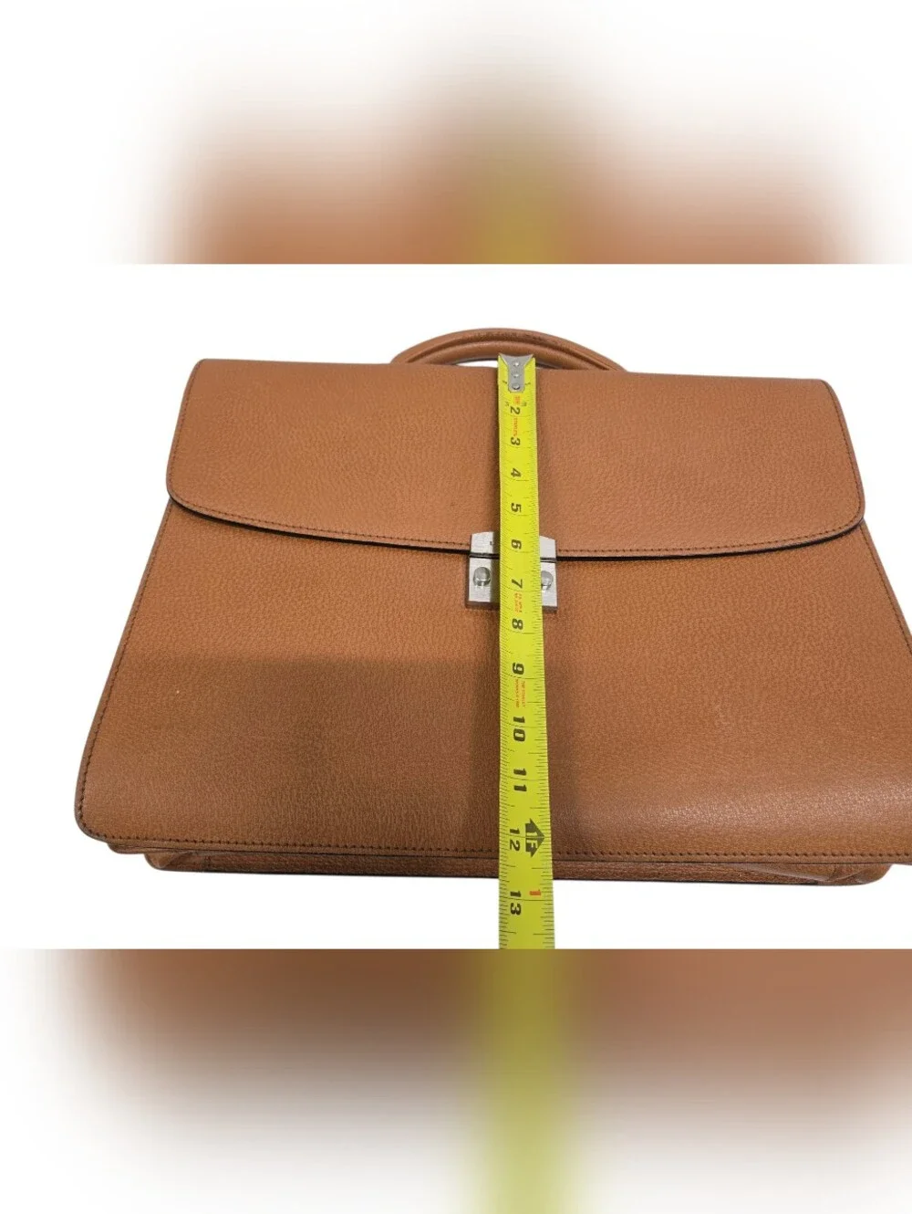 Lancel Made In ITALY Leather  Briefcase Excellent
